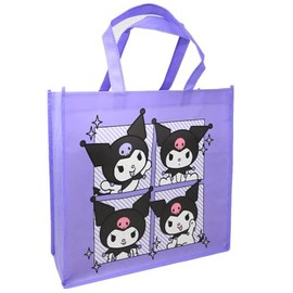 Fast Forward Kuromi Reusable Non-Woven Shopping Tote Bag - Large (Purple)