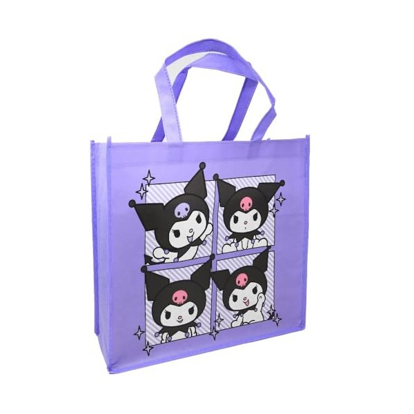 Fast Forward Kuromi Reusable Non-Woven Shopping Tote Bag - Large