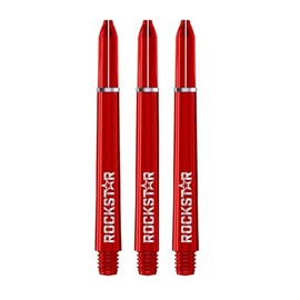 WINMAU Joe Cullen Rockstar Red Medium Dart Shafts (Stems) - 1 set per pack (3 dart shafts in total)