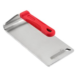 Restaurantware Met Lux 8.5 x 4.3 Inch Steak Press 1 Heavy-Duty Grilling Weight - 2.8 Pounds Flat Bottom 18/8 Stainless Steel Meat Press Dishwashable With Removable Silicon Handle