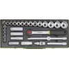 Proxxon 23000 29-piece Socket Set for Powerful Mechanical Work with