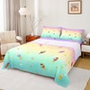 Homewish Ice Cream Sheet Set Full,Cone Donut Bedding Set for