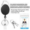 KINDOYO Pack of 4 Retractable ID Card Holder Lanyard Extendable