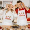 Funny Christmas Baking Apron for Women Men, Holiday Baking Gifts