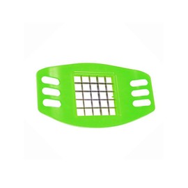 Potato Chipper Potato Chopper Cutter Fruit Chip Cutter French Fry Tool for Veggies, Onions, Carrots, Cucumbers(Green)