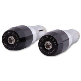 Highsider Motorcycle Handlebar Handlebar Weights Evo, Black, with inner diameter 12 – 21 mm – PAIR. Can also be used to