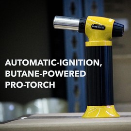 Solder-It Pro-Torch Butane Powered Torch with Automatic Ignition (PT-500) (Yellow)