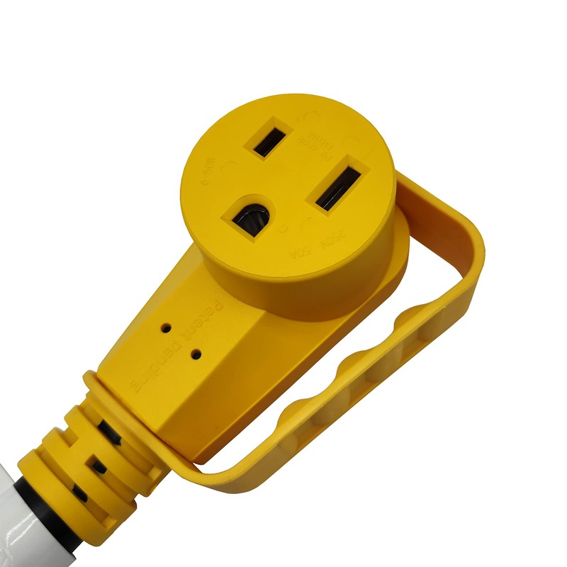 Parkworld NEMA 6-50 Female Lighted Outlet with Handle Replacement Cord