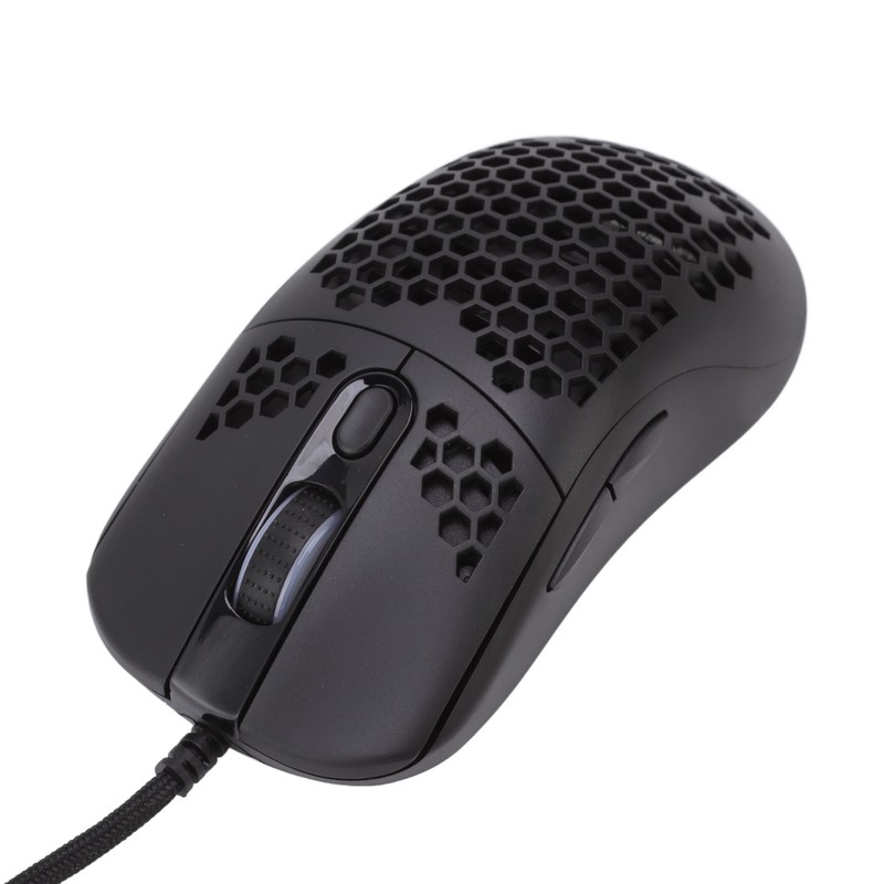 RGB Mouse Cellular Hollow Design Lightweight Wired Backlight 12000DPI 6
