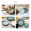 East Table Plate L 8.9 inches (22.5 cm) Rim Tokusa