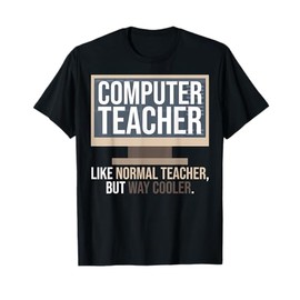 Computer Teacher Funny Definition Computer Literacy Teacher T-Shirt