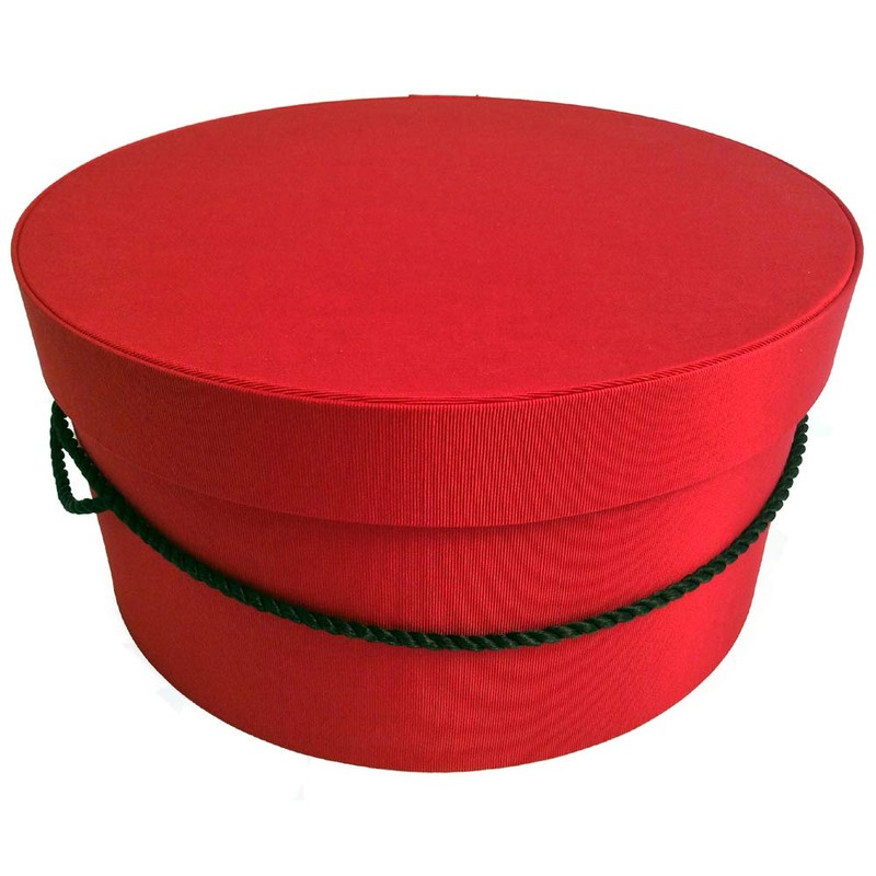 Sarah's Hat Boxes Classic Red Hat Box – 8.75" x