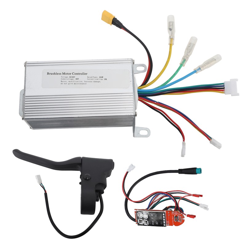 36V 350W Electric Scooter Motor Controller Kit Dashboard Digital Display