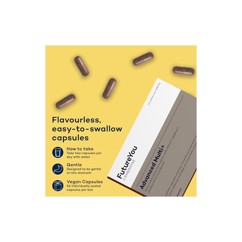 FutureYou Cambridge Advanced Multi+ – Next-Generation Daily Multivitamin with 23