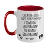 Cute But Rude Dog Grandparent to Human Grandparent Mug Est