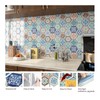 FunStick 15 Pcs Teal Blue Peel and Stick Tile Backsplash