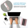 LALAFINA Vertical Laptop Stand Double Slot Base Laptop Holder Sleek