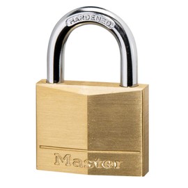 Master Lock 140EURD Key Padlock with Brass Body, Gold, 6 x 4 x 1,3 cm