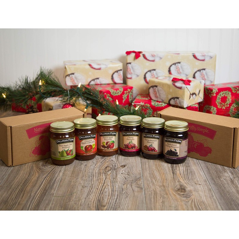 6 Piece Dillman Farm Cherry and Apple Christmas Gift Box
