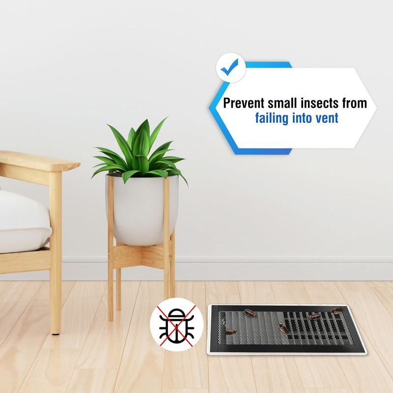 4P Magnetic Floor Vent Covers 5.5 x 12 Inch Air