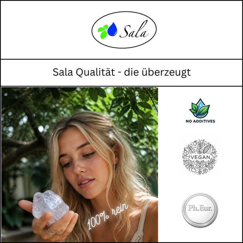 Sala Alum Potassium Aluminium Sulphate Ph. Eur. 250 g Bag