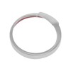 HDBUBALUS Motorcycle 4" Speedometer Trim Ring Bezel Visor Cover for