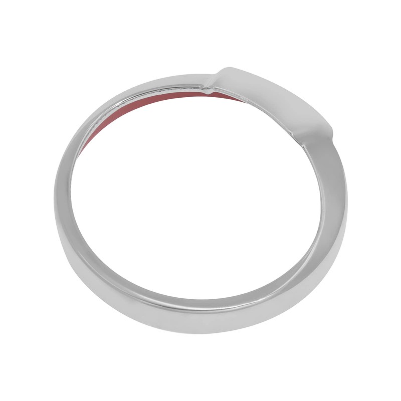 HDBUBALUS Motorcycle 4" Speedometer Trim Ring Bezel Visor Cover for