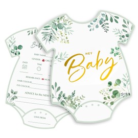 20 pcs Baby Prediction Cards Baby Shower Party Gifts Cards Baby Shower Advice for New Parents Cards Gender Reveal Babay Shower Game Party Decorations