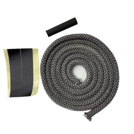 Wamsler Fireplace Door Seal 2 m Diameter 12 x 12 mm for Models: Stella, Kosmos, Eos, KF 108, Zurich, North