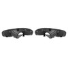 HECASA Fog Light Bezels Pair Compatible with 2019-2024 Ram 1500