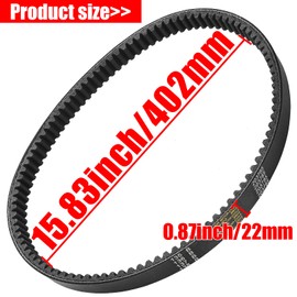 YOFMOO 203785 Drive Belt Compatible with Comet 203785A Manco 12346 40 45 Series Go Kart Torque Converter Pack of 3