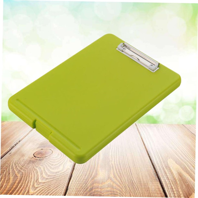 Operitacx Clip Board Storage Box Plastic Clipboard Folio Paper Holder