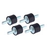 Rubber Mounts Shock Absorber,4pcs M6 Rubber Anti-Vibration Isolator Mounts Air