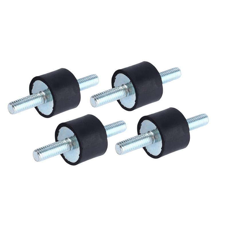 Rubber Mounts Shock Absorber,4pcs M6 Rubber Anti-Vibration Isolator Mounts Air