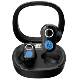 AI Language Translator Earbuds, TWS Real-Time 3-in-1 Translation Earbuds 144 Languages & Accents, Translation Device for Travel Business Learning,Black