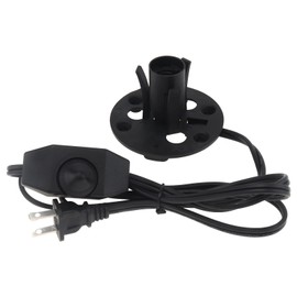 RTNLTI Salt Lamp Cord Replacement with Dimmer Switch and Base Assembly, 5 Feet,E12 Base for Himalayan Salt Lamp