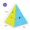Roxenda Pyramid Speed Cube, 3x3x3 Qiming Pyramid Speed Cube Triangle