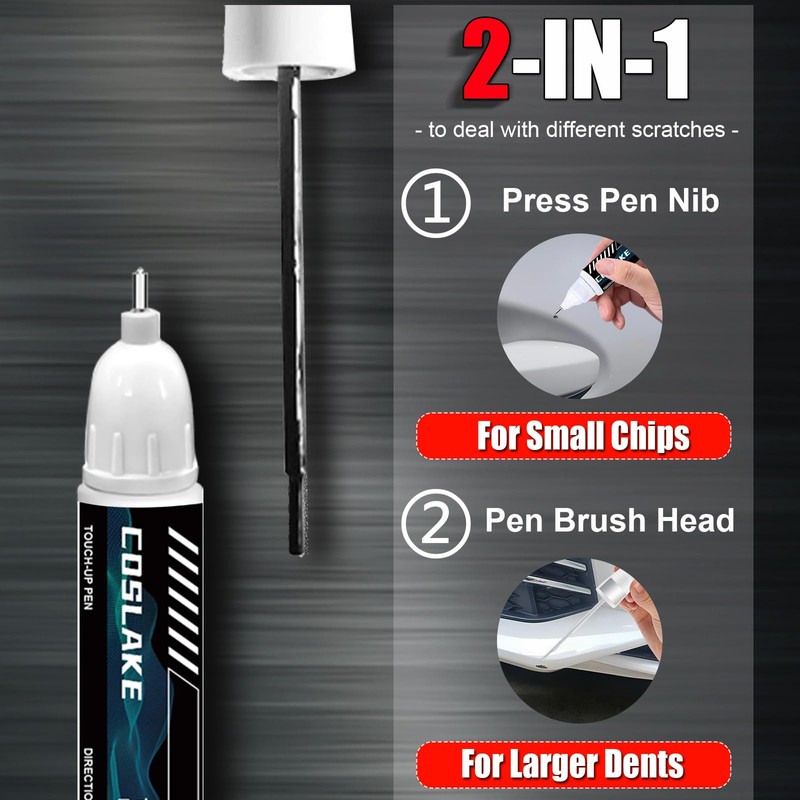 COSLAKE Car Touch Up Paint(Boost Blue Pearl(B-637P)) for Honda, Car