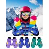 3 pares de guantes de nieve impermeables para niños de