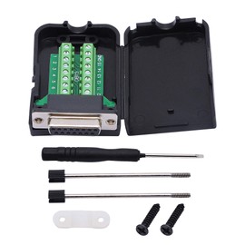 CERRXIAN DB15 15 Pin Port Adapter to Terminal Port Signal Module with Housing (Female 1)