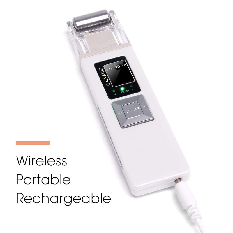 Portable Galvanic Microcurrent Skin Firming Machine, Anti-aging Face Lift Massager