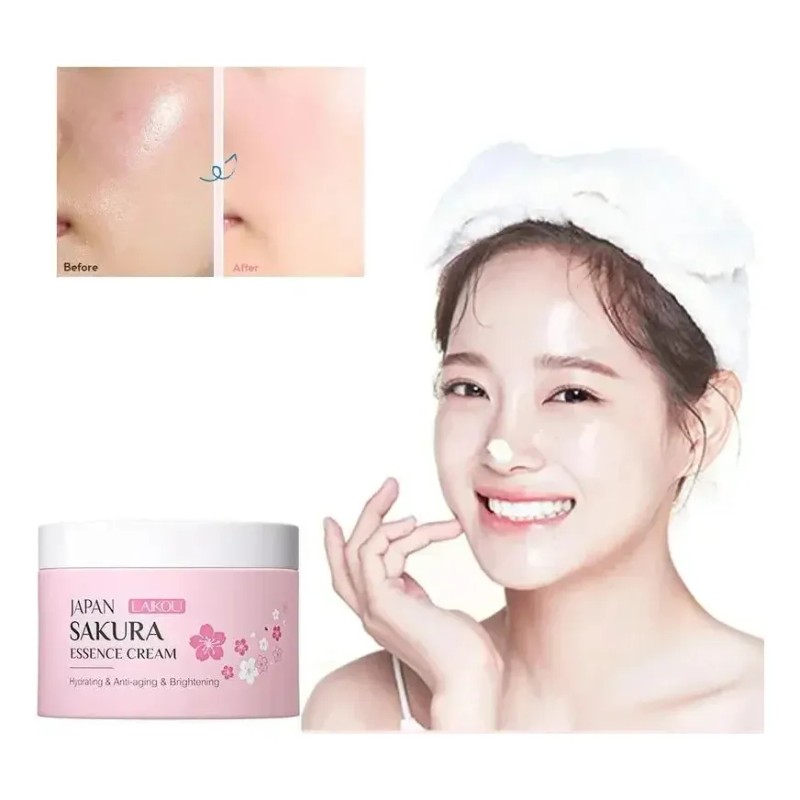 Crema Japonesa Laikou Cherry Sakura, 25 G, Esencia De Flor