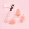SIXPLUS Multifunctional Makeup Sponge Puff, Teardrop Shape, Diagonal Cut Surface,