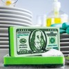 Genuine Fred, Dirty Money, Kitchen Sponges, Set of 2, Green
