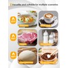 Electric Warming Tray - Rollable/Portable Warming Mat with Timer, Heating