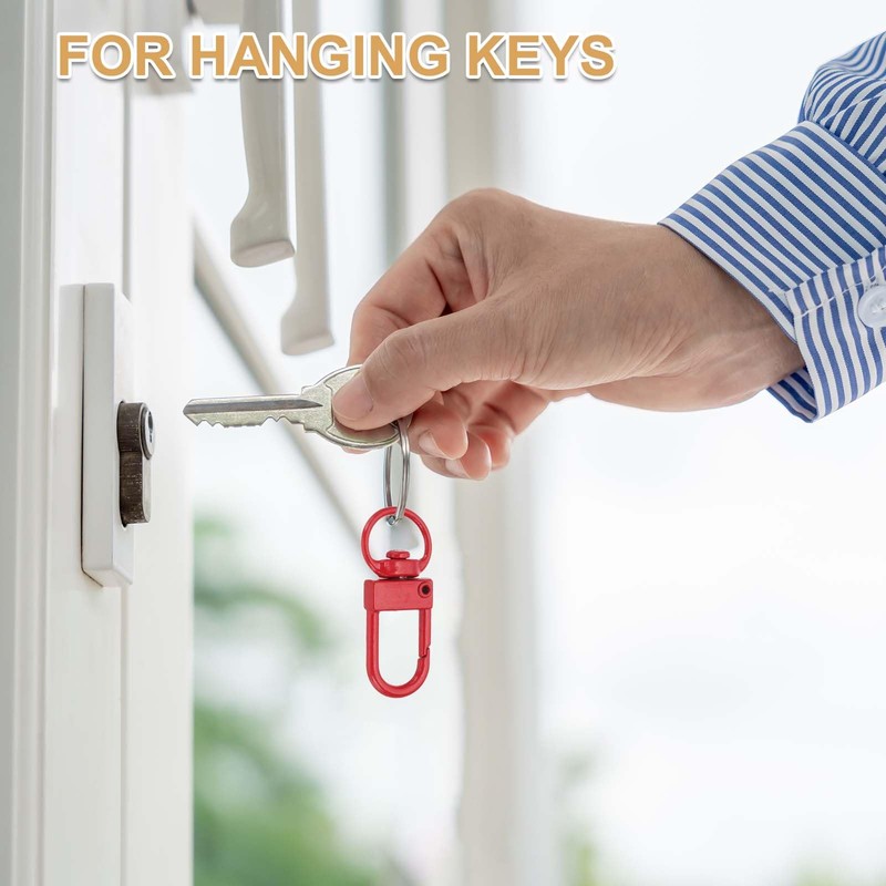 PATIKIL Metal Lobster Claw Clasps, 20 Pack Swivel Lanyards Trigger