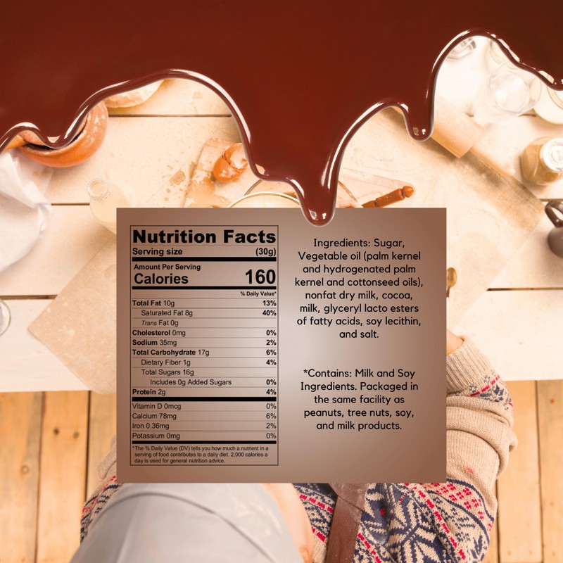 Kidu Pantry Melting Chocolate Wafers Bulk In Resealable Bag (Milk)