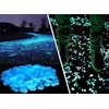 Opps 100 Pcs Glow in The Dark Garden Pebbles for