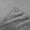 Aisbo Cuddly Blanket, Fluffy Fleece Blanket, Warm Sofa Blanket, Grey,