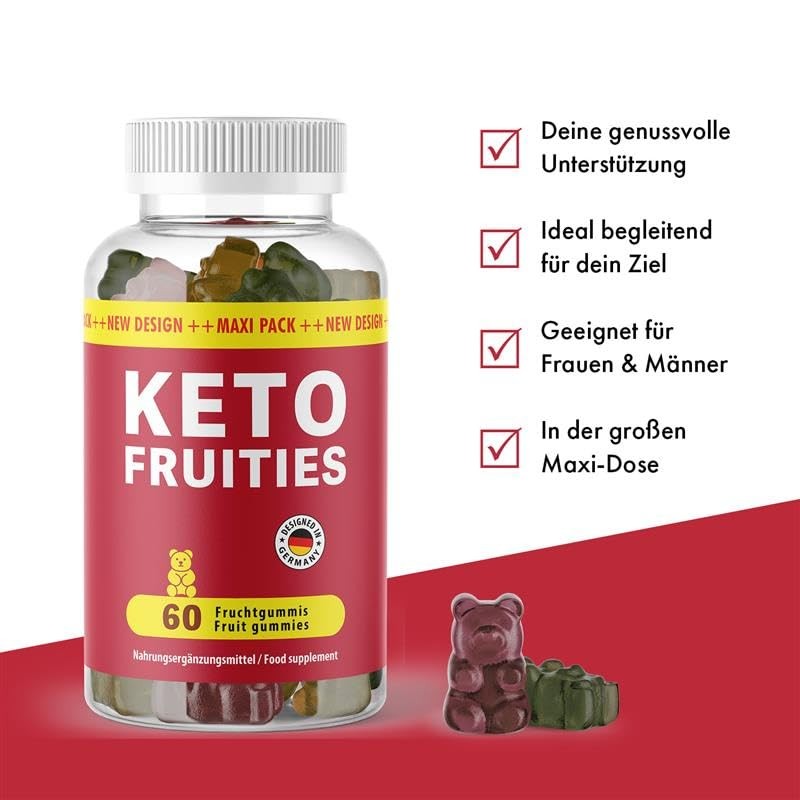 Ketofruities Fruchtgummis | Idealer Begleiter für Ihr Wohlbefinden | Hochwertige